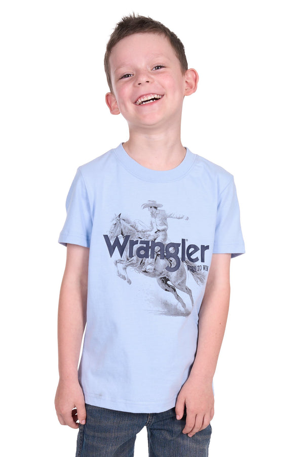Wrangler - Kids - Lance Tee ~ Light Blue