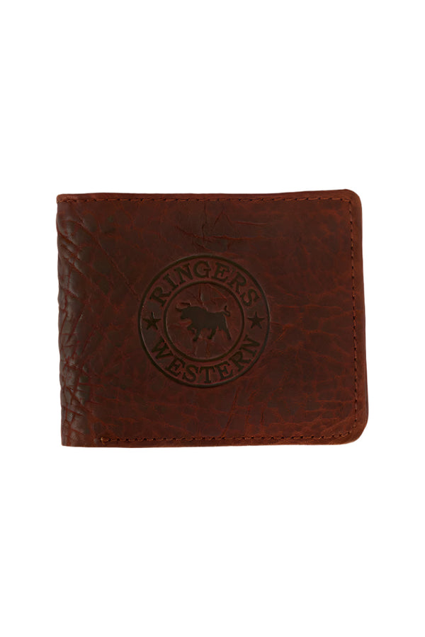 Ringers Western - Wallet - Signature Bull - Cobble Brown