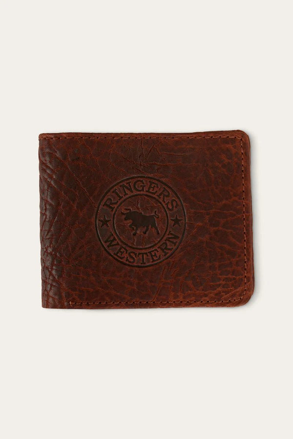 Ringers Western - Wallet - Signature Bull - Cobble Brown