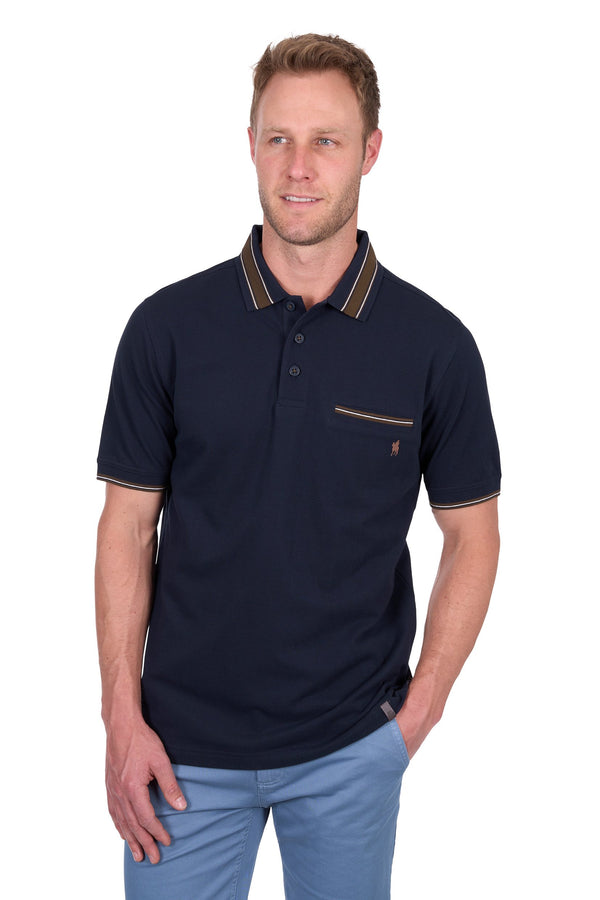 Thomas Cook - Mens - Ben Tailored Fit Polo - Navy