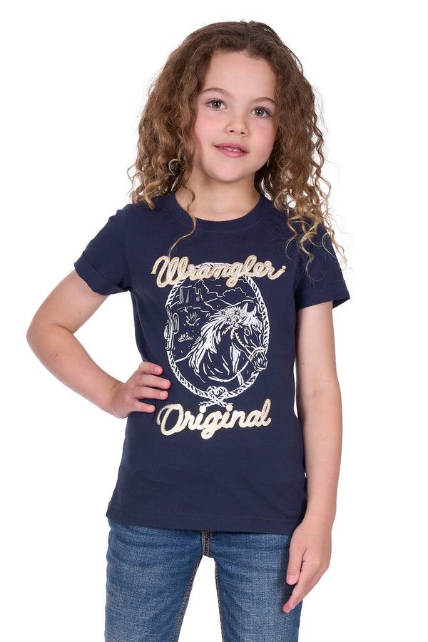 Wrangler - Kids - Glenda Tee ~ Navy