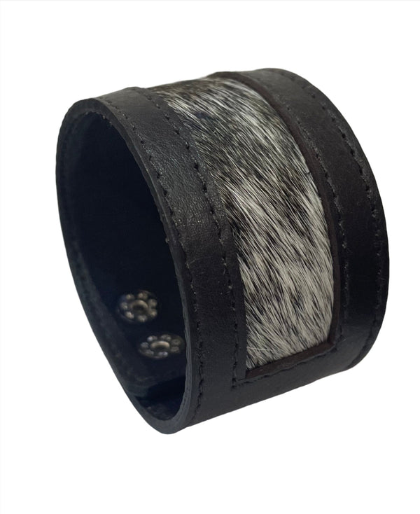 The Design Edge - Cowhide Wrist Band (Thick) - D/Brown