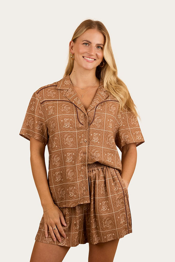 Ringers Western - Womens - Cody Shirt - Almond