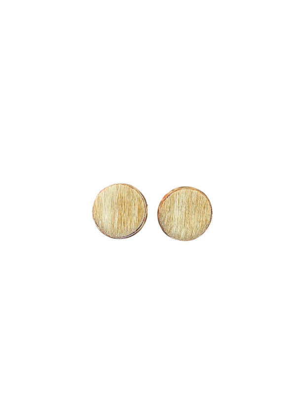 Paisley May - PMB Cowhide Stud - Rose Gold - 20mm