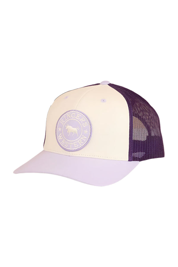 Ringers Western - Cap - Trucker - Tara Ponytail -OffWh/Lav
