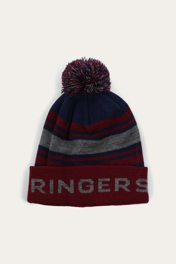 Ringers Western - Beanie Cradle Mountain - Burgundy/Navy