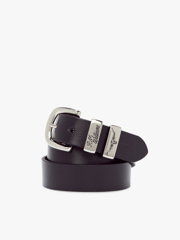 R.M.Williams - Drover Belt Slim CB440 - Black