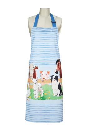 Thomas Cook - Apron - Farm Animals - Light Blue