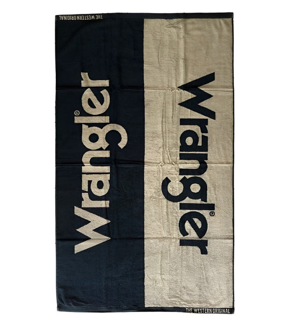 Wrangler - Towel - Wrangler Logo - Black/Tan