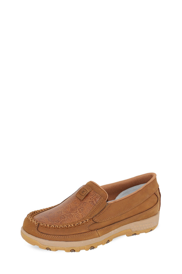 Twisted X - Womens - Mocs SlipOn Cell Stretch -EmbossedFlower