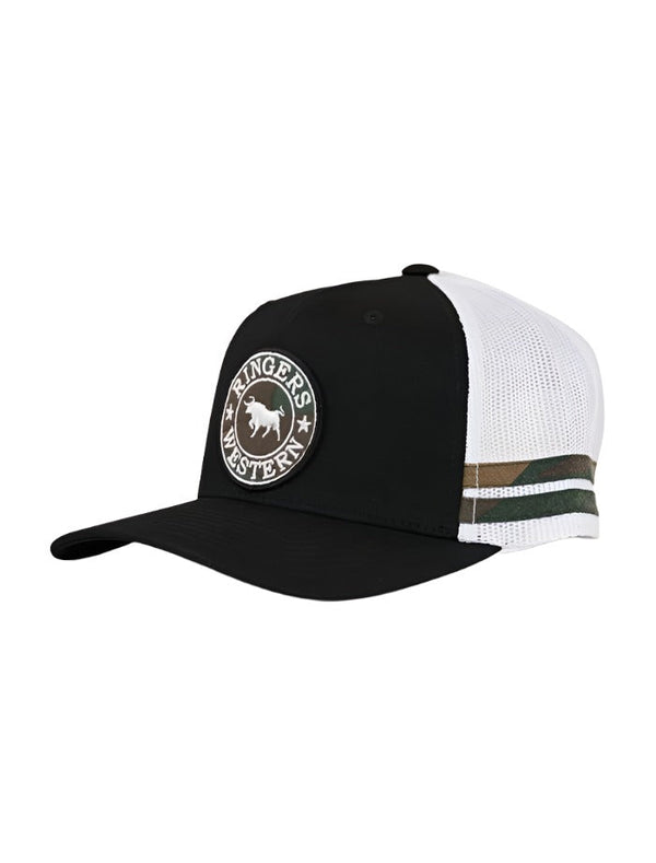 Ringers Western - Kids - Cap - Trucker - McCoy ~ Black/Camo
