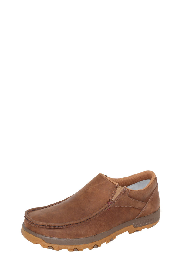 Twisted X - Mens - Mocs SlipOn Cell Stretch 26S - Brown