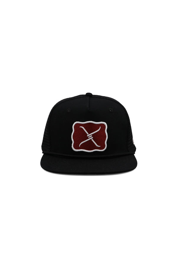 Twisted X - Buckle (Large) H/Profile Trucker Cap-Blk