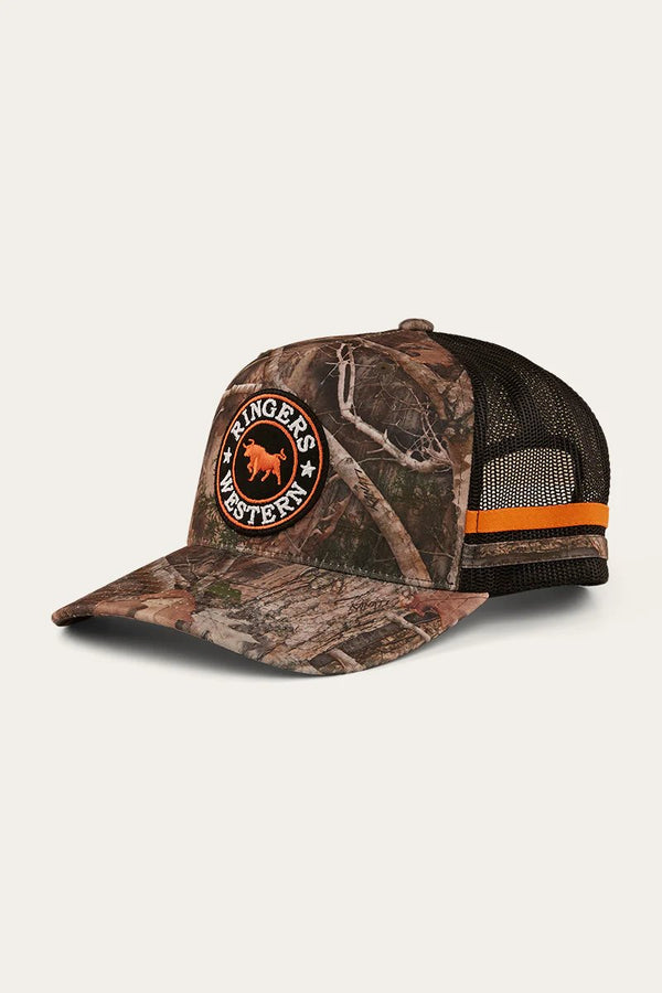 Ringers Western - Cap - Trucker - McCoy - Camo/Orange