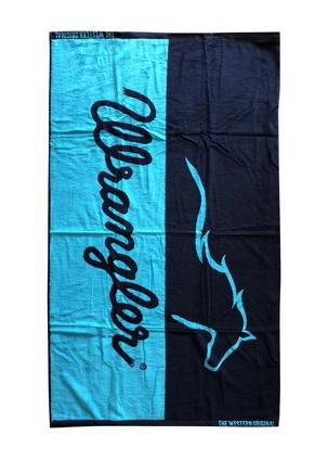 Wrangler - Towel - Wrangler Run Horse - Navy/Aqua