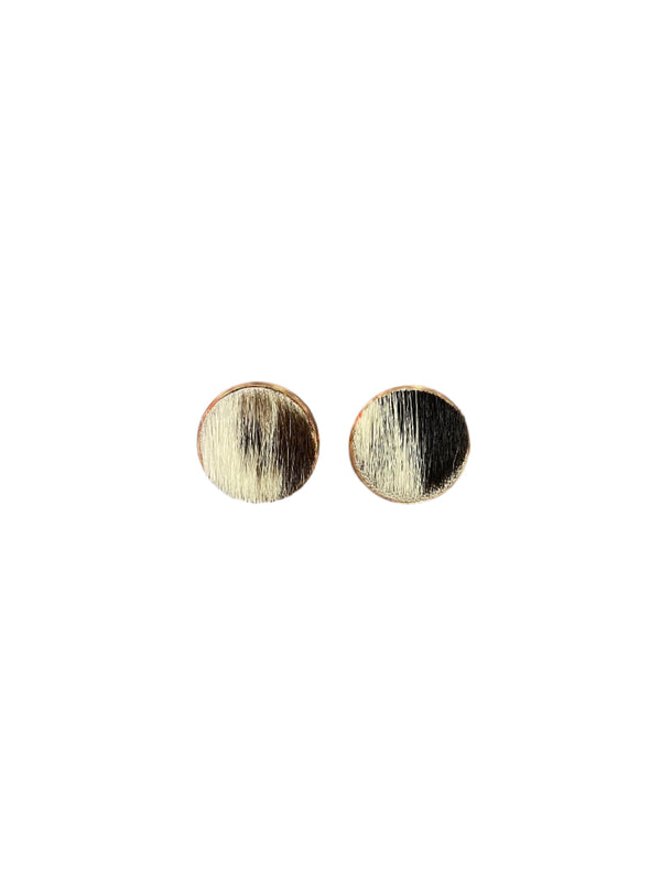 Paisley May - PMB Cowhide Stud - Rose Gold - 16mm