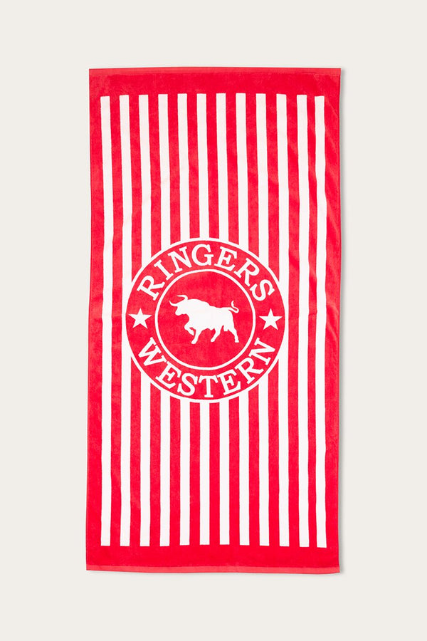 Ringers Western - Towel - RW - Red Stripe
