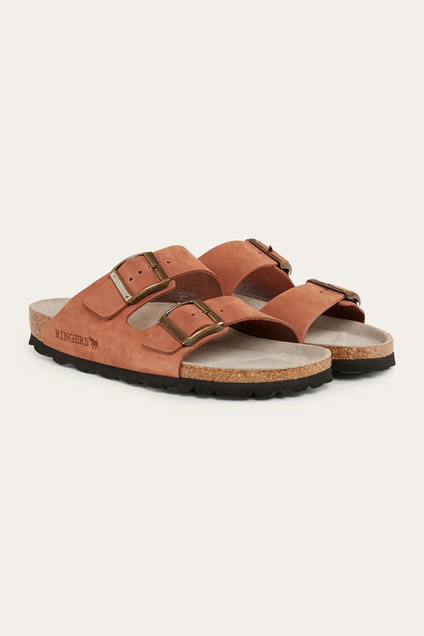 Ringers Western - Ashford Unisex Sandal - Brandy