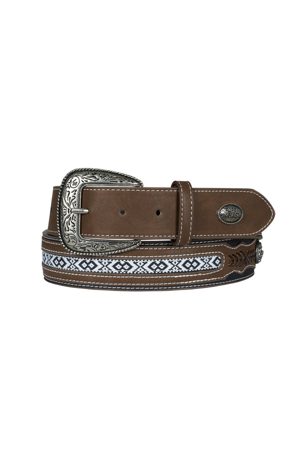 Pure Western - Clayton Belt - Tan/Black