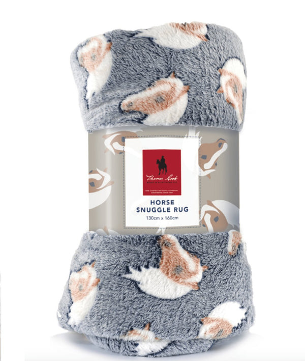 Thomas Cook - Snuggle Rug - Horse - Grey/Blue