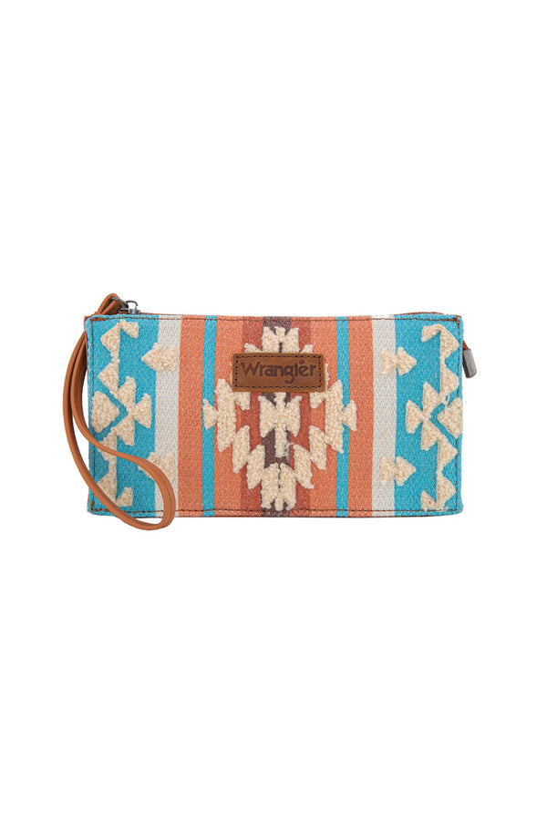 Wrangler - Cilia Aztec Wristlet Purse - Tan