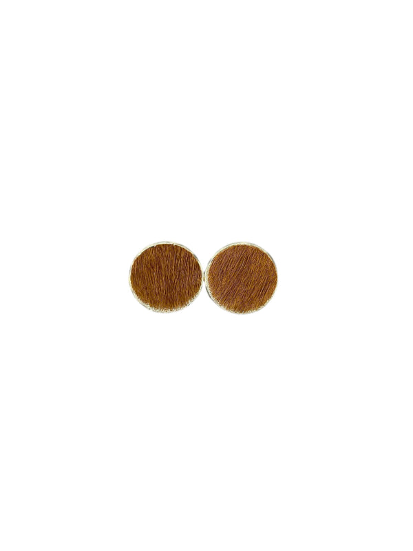 Paisley May - PMB Cowhide Stud - Silver - 20mm