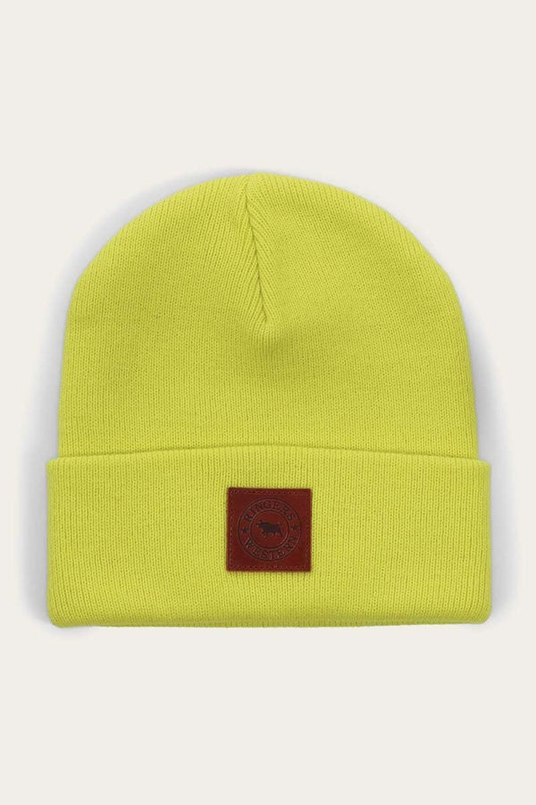 Ringers Western - Kids - Beanie Bolt ~ High Vis Yellow