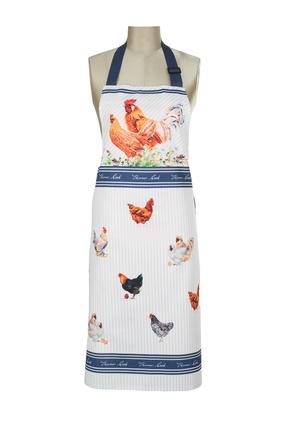 Thomas Cook - Apron - Chooks - Navy/White