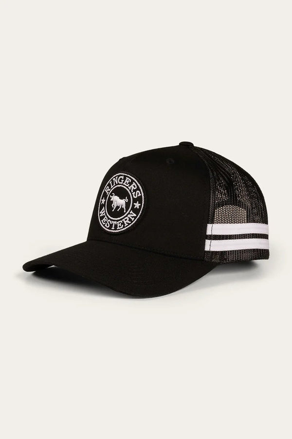 Ringers Western - Cap - Trucker - McCoy - Black/ White