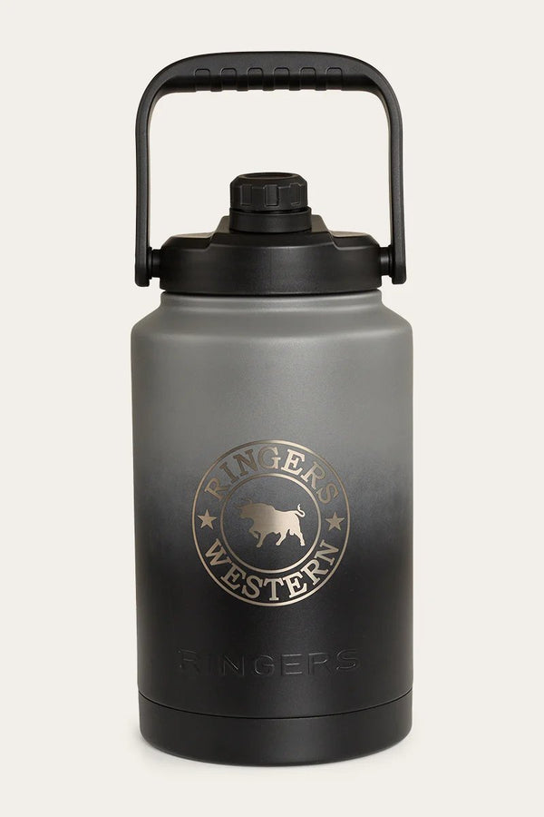 Ringers Western - Big Gulp 1Gallon Bottle - Black/Silv