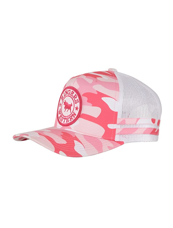 Ringers Western - Kids - Cap - Trucker - McCoy ~ Pink Camo