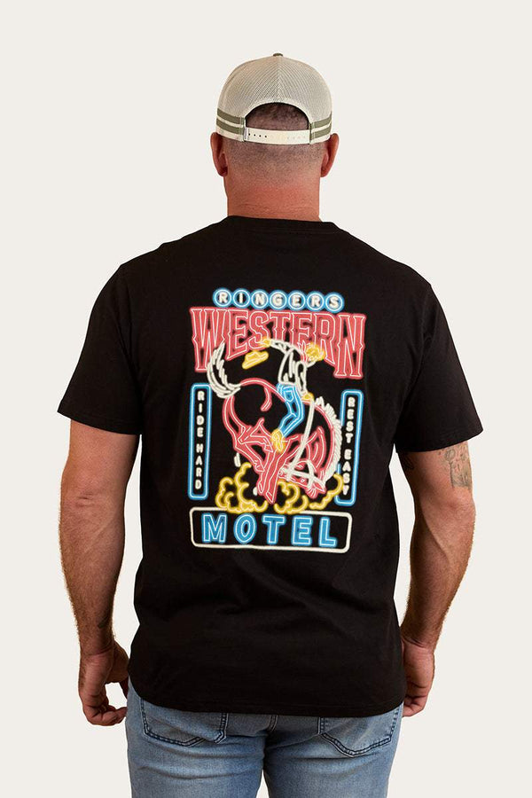 Ringers Western - Mens - Ride Hard Loose Tee - Black