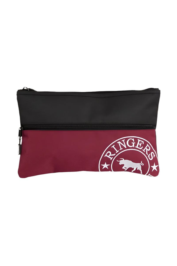 Ringers Western - Spencer Pencil Case - Burgundy/Black