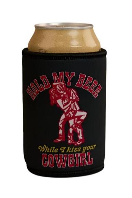 Ringers Western - Hold My Beer Stubby Cooler - Black