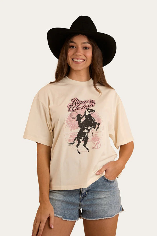 Ringers Western - Wild Ride Oversized T-Shirt - Off White