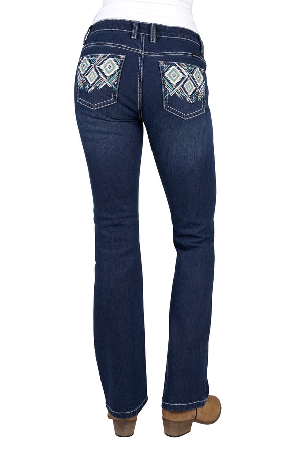 Pure Western - Meg Boot Cut Jean - Evening Sky - 32L
