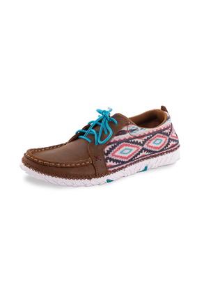 Twisted X - Womens - Mocs Zero X Lace Up - Multi/Brown
