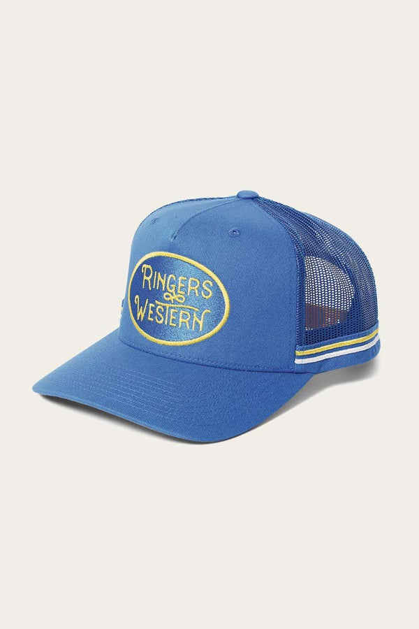 Ringers Western - Cap - Trucker - Truckstop - Bright Blue