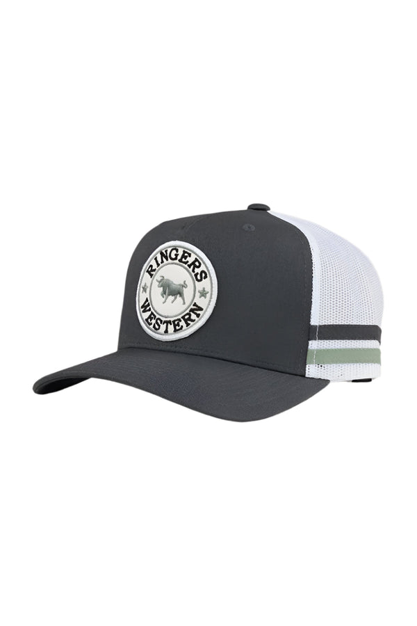 Ringers Western - Cap - Trucker - McCoy - Charcoal/Leaf
