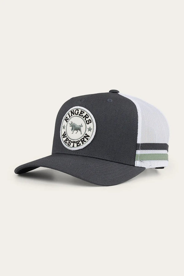 Ringers Western - Cap - Trucker - McCoy - Charcoal/Leaf