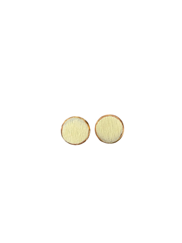 Paisley May - PMB Cowhide Stud - Rose Gold - 12mm