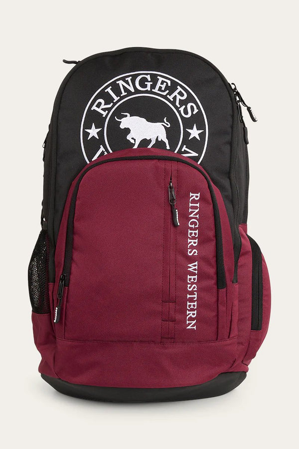 Ringers Western - Holtze Backpack - Burgundy/Black