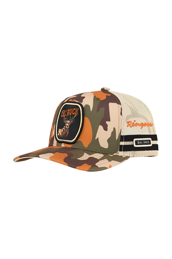 Ringers Western - Kids - Cap - Trucker - Buck ~ Orange Camo
