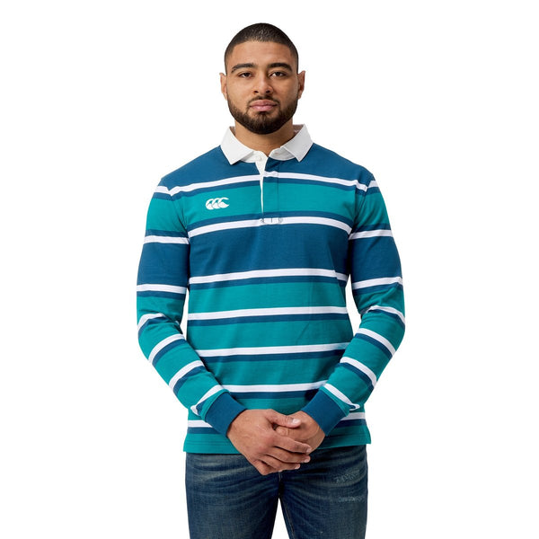 Canterbury - Mens - Engineered Stripe Rugby - Majolica Blue