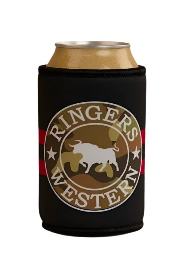 Ringers Western - McCoy Stubby Cooler - Camo/Red