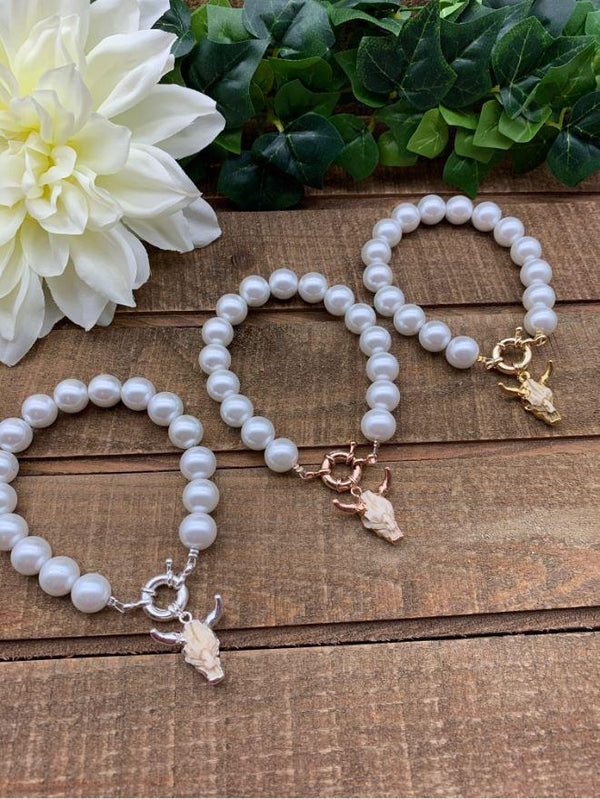 Paisley May - PMB Mini Longhorn Bracelet - Silver