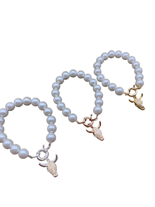 Paisley May - PMB Mini Longhorn Bracelet - Silver
