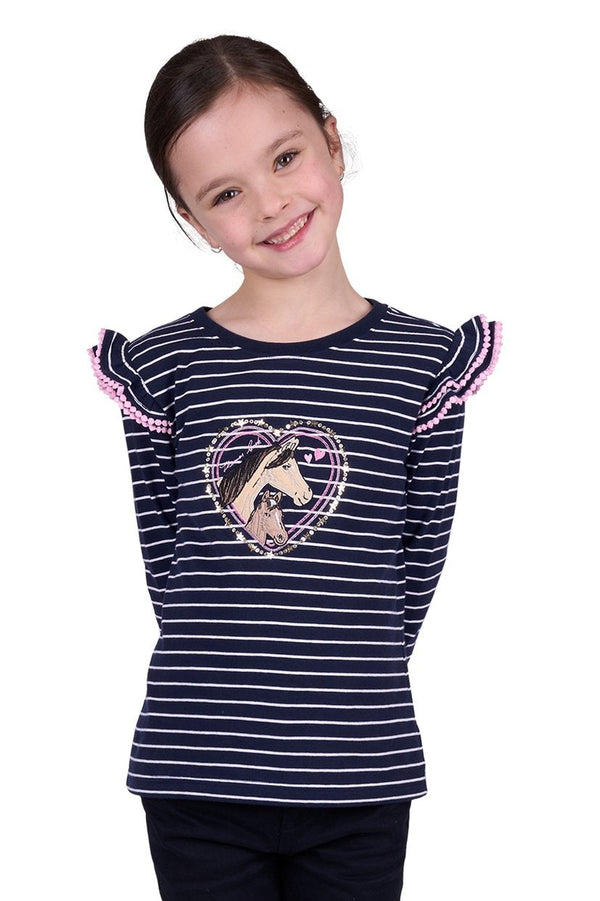 Thomas Cook - Kids - Nicole L/S Stripe Tee ~ Navy