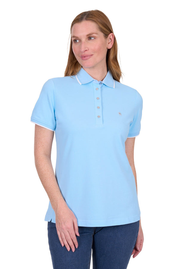 Thomas Cook - Womens - Michelle Polo - Pale Blue
