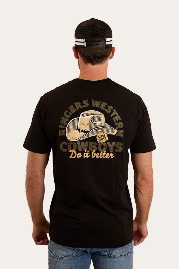 Ringers Western - Unisex - Cowboys Do It Better Tee - Black